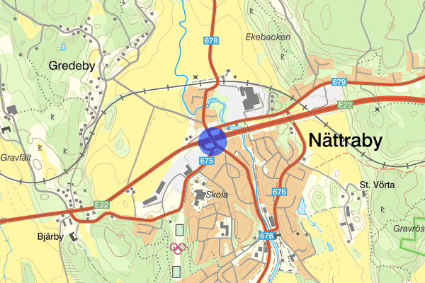 Nättraby E22 21 februari 17.53, Rattfylleri, Karlshamn