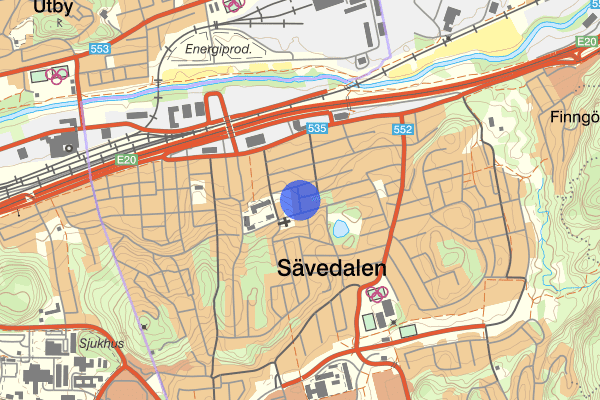 Storegårdsvägen 21 februari 18.15, Rån, försök, Mariestad