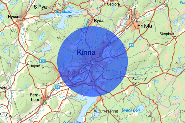 Kinna 21 februari 23.59, Trafikolycka, personskada, Mark
