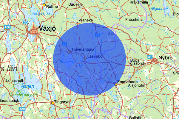  22 februari 01.23, Rattfylleri, Lessebo