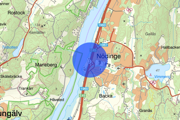 Nödinge 22 februari 08.51, Skadegörelse, Ale