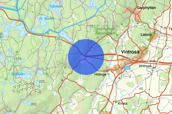 Lekhyttan 22 februari 14.06, Trafikolycka, Lekeberg