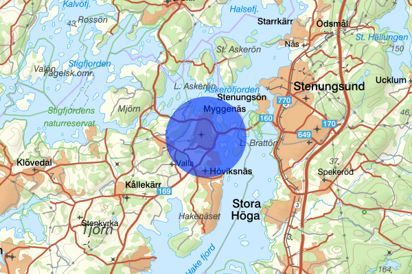 Myggenäs 23 februari 08.03, Trafikolycka, Tjörn