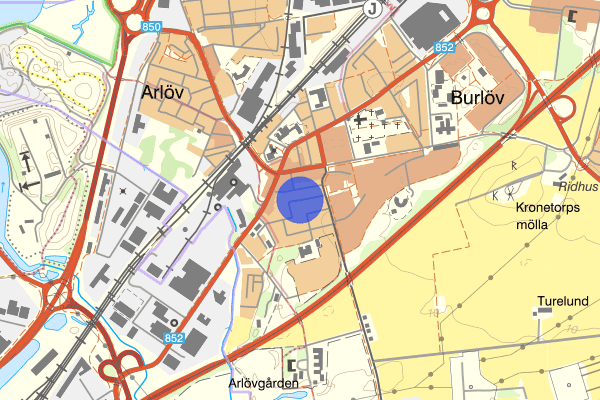 Skolgatan 23 februari 11.57, Brand, Burlöv