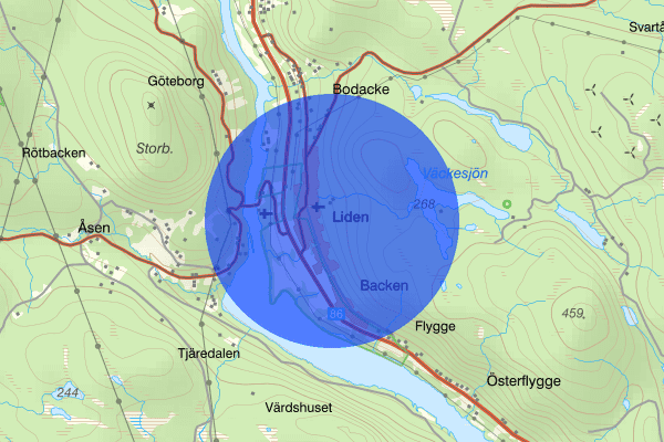 Liden 23 februari 13.17, Trafikolycka, Sundsvall