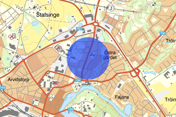 Varbergsvägen 23 februari 18.30, Trafikolycka, Varberg