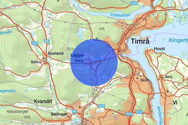 Laggarberg 24 februari 10.41, Trafikkontroll, Timrå