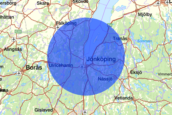  25 februari 07.32, Sammanfattning natt, Jönköpings län