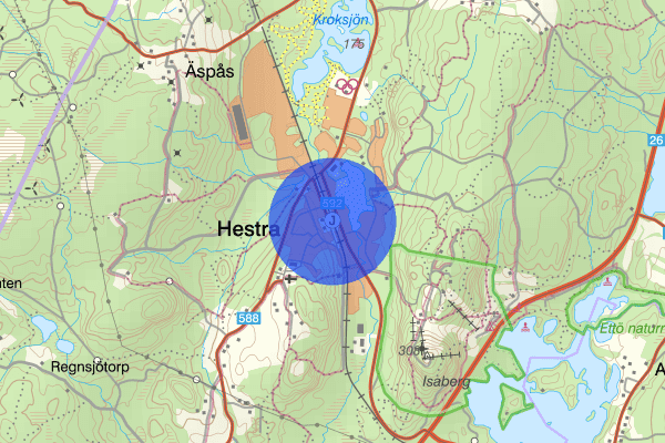 Hestra 26 februari 06.07, Trafikolycka, singel, Gislaved