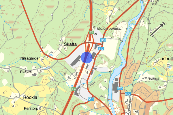 Trafikplats Strömsnäs-Traryd 26 februari 12.25, Trafikolycka, Markaryd