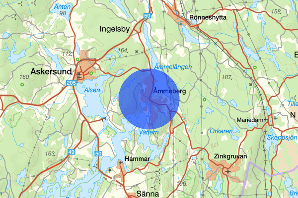 Åmmeberg 26 februari 15.13, Brand, Askersund