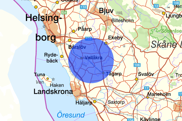 Vallåkra 26 februari 15.37, Brand, Helsingborg