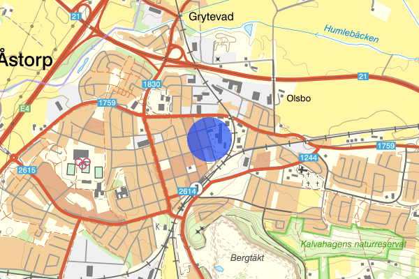 Timmergatan 31 december 23.30, Brand, Åstorp