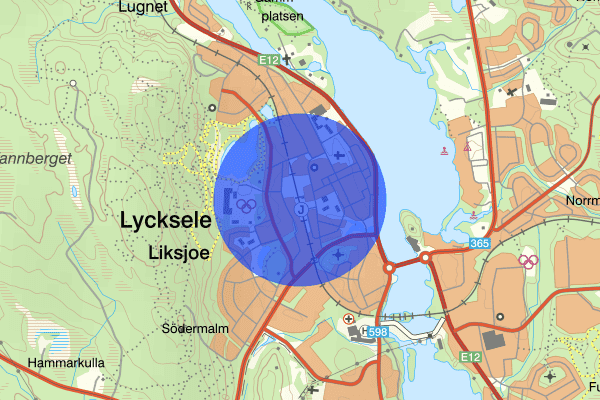 Lycksele 27 februari 13.56, Trafikolycka, Lycksele