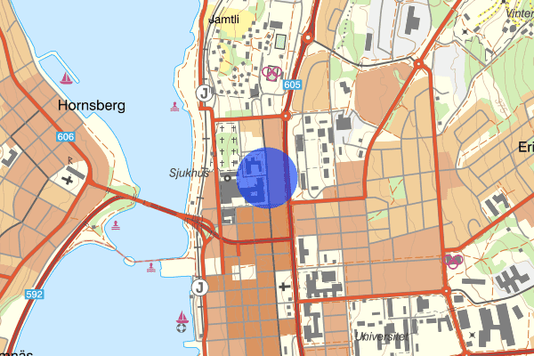 Kyrkgatan 01 mars 10.01, Trafikolycka, Östersund