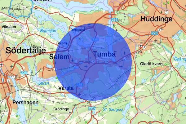 Tumba 01 mars 11.33, Räddningsinsats, Botkyrka