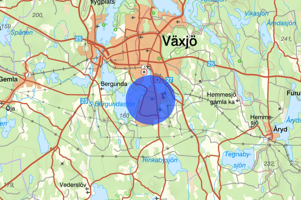 Teleborg 01 mars 15.40, Vapenlagen, Växjö