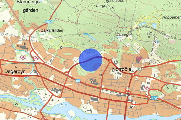 Klockarbergsvägen 02 mars 11.06, Trafikkontroll, Skellefteå