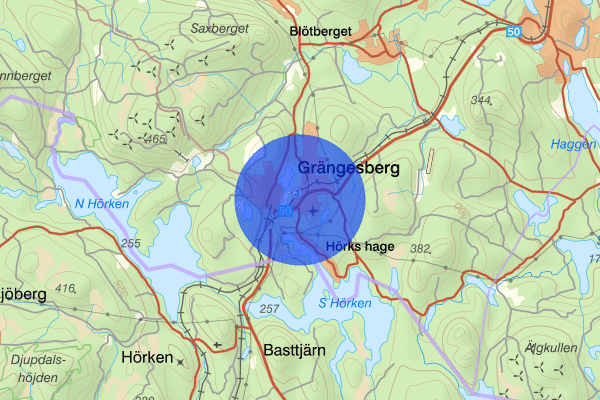 Grängesberg 02 mars 19.09, Skadegörelse, Ludvika