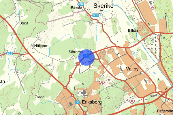 Norrleden 02 mars 20.00, Trafikolycka, Västerås