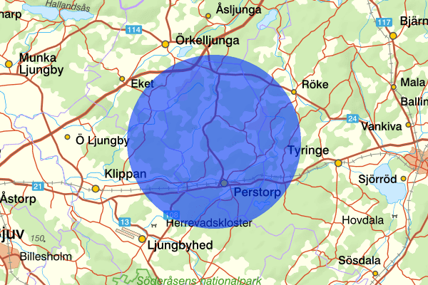  03 mars 13.11, Trafikolycka, Perstorp