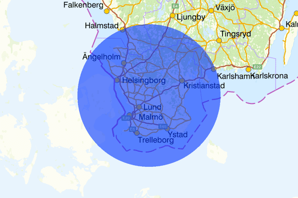 Skåne län 03 mars 21.13, Trafikolycka, Malmö
