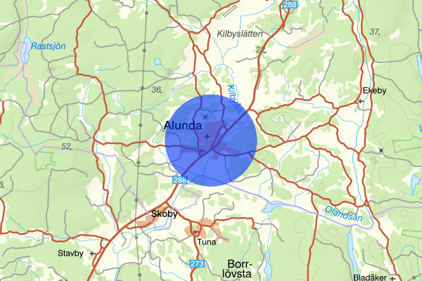 Alunda 05 mars 06.23, Trafikolycka, Östhammar