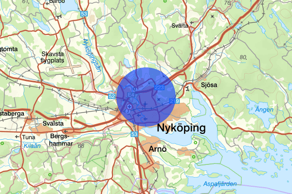 Brandkärr 05 mars 14.55, Bråk, Nyköping
