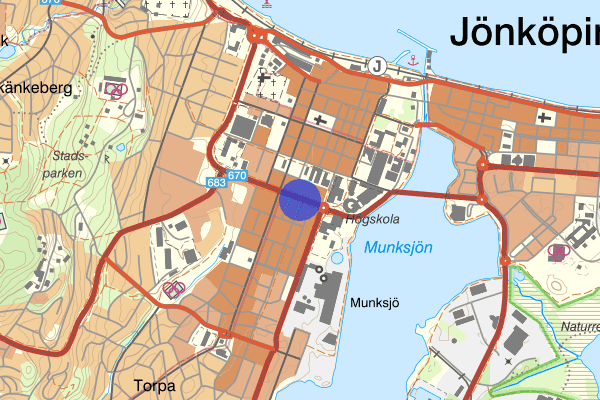 Kungsgatan 05 mars 18.06, Trafikolycka, personskada, Jönköpings län
