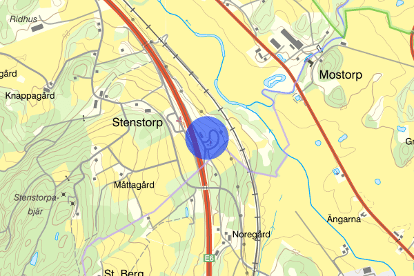 Rastplats Susedalen Östra 06 mars 07.00, Sammanfattning natt, Hallands län