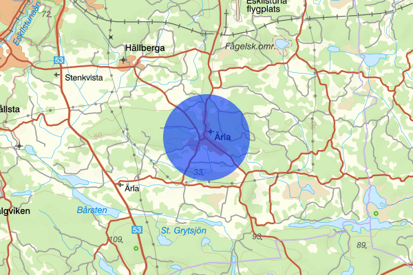 Ärla 06 mars 07.10, Trafikolycka, singel, Eskilstuna