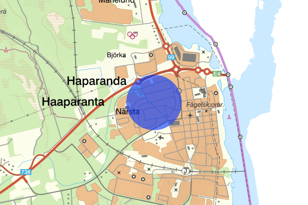 Björnholmsgatan 06 mars 10.21, Trafikolycka, Haparanda