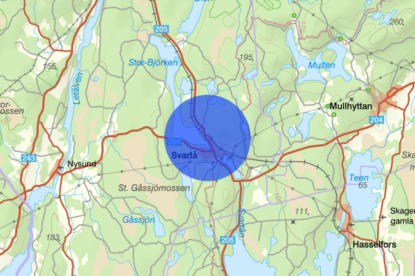 Svartå 06 mars 18.59, Brand, Degerfors