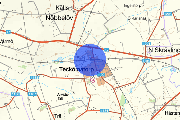 Teckomatorp 08 mars 02.10, Skadegörelse, Svalöv