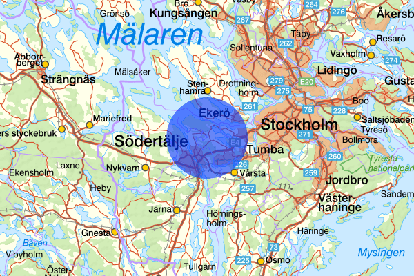  09 mars 11.43, Trafikolycka, personskada, Salem