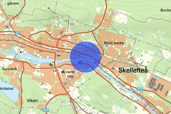 Järnvägsleden 10 mars 17.44, Trafikolycka, Skellefteå