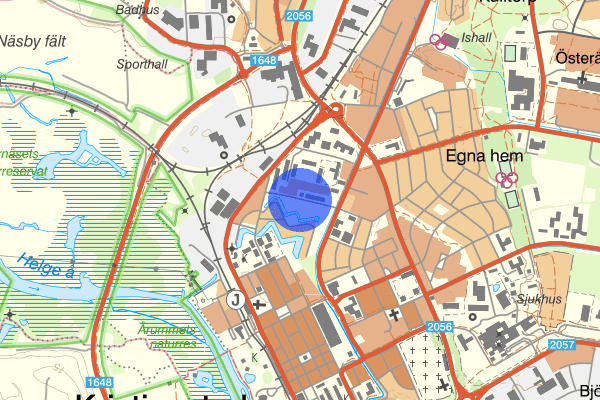 Östra Kaserngatan 10 mars 18.44, Brand, Kristianstad