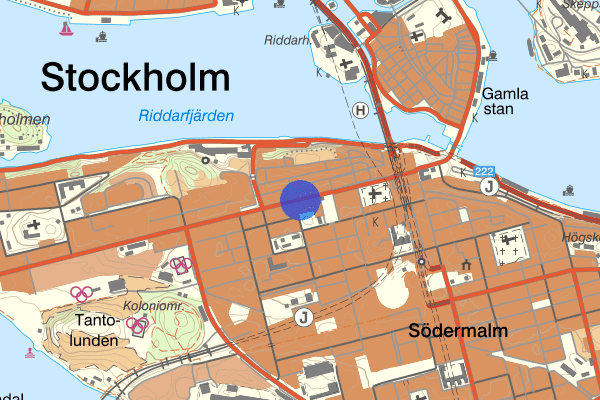 Hornsgatan 10 mars 19.05, Trafikolycka, Stockholm