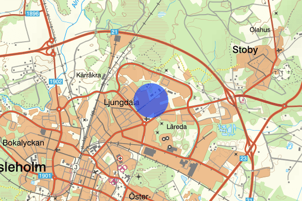 Trebackalånggatan 10 mars 21.43, Rån, Hässleholm