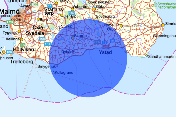  11 mars 06.46, Trafikolycka, Skurup