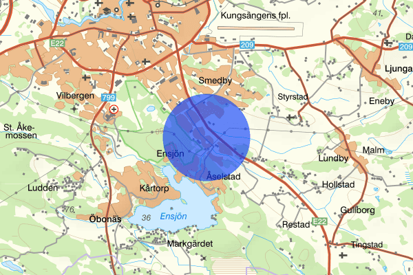 Navestad 11 mars 07.32, Sammanfattning natt, Östergötlands län