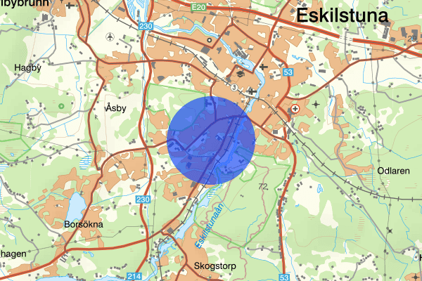 Fröslunda 11 mars 15.21, Polisinsats/kommendering, Eskilstuna