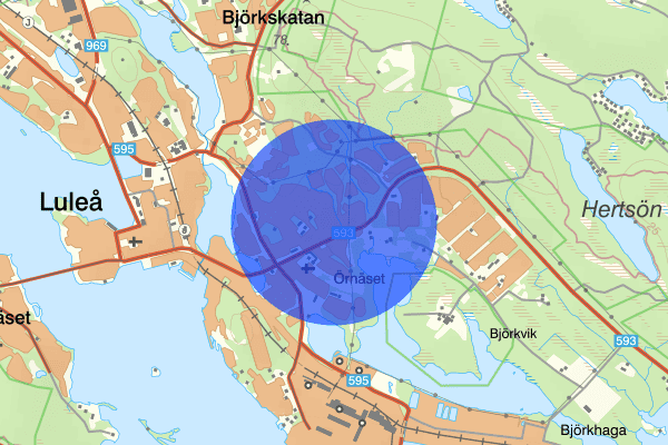 Bredviken 11 mars 13.41, Trafikolycka, Luleå