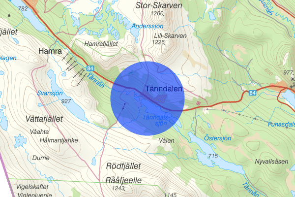 Tänndalen 12 mars 09.58, Trafikolycka, Härjedalen