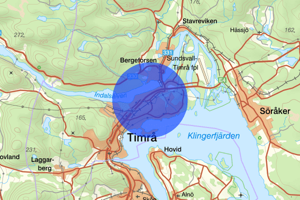 Sörberge 13 mars 21.25, Ofredande/förargelse, Timrå