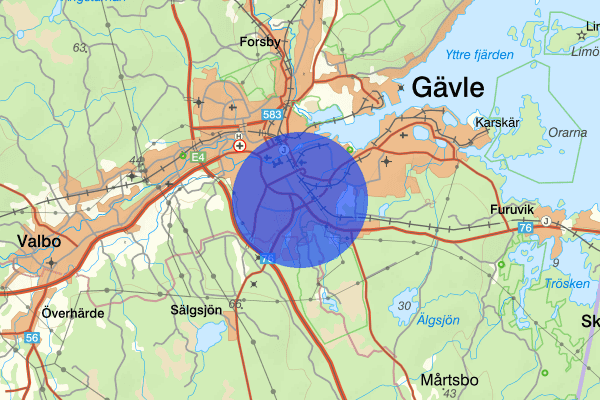 Hemsta 14 mars 22.27, Misshandel, Gävle