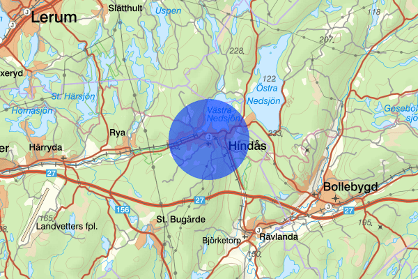 Hindås 16 mars 06.43, Trafikolycka, Härryda