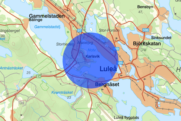 Karlsvik 16 mars 10.43, Trafikolycka, Luleå
