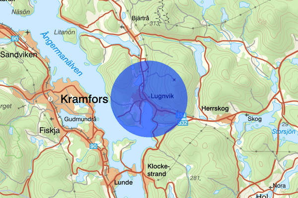 Lugnvik 16 mars 12.49, Trafikkontroll, Kramfors