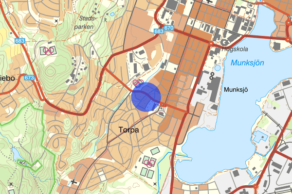 Torpagatan 16 mars 18.01, Skadegörelse, Jönköping